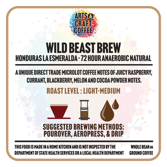 Wild Beast Brew - Honduras Finca La Esmeralda 72 Hour Anaerobic Natural